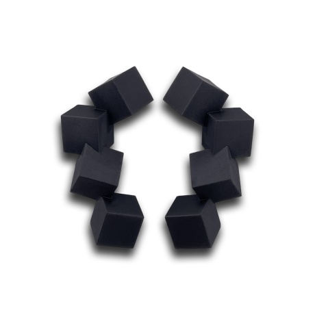 Earrings Cubic black