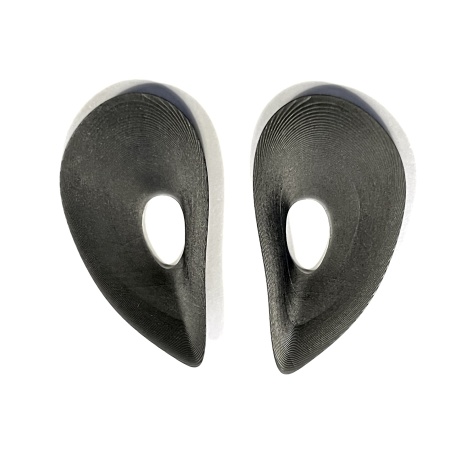 Earrings Mazuu 2,5cm black