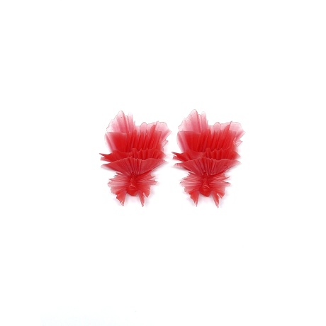 Fluffy 4cm punane