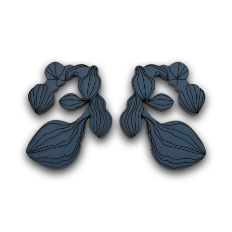 Kõrvarõngad Silky Glow tumesinine