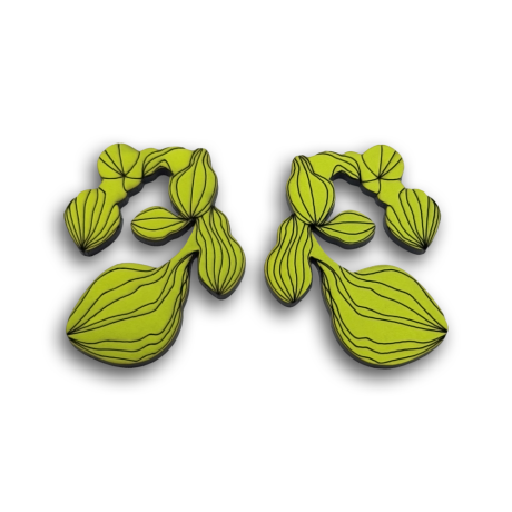 Kõrvarõngad Silky Glow neoonkollane