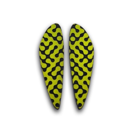 Kõrvarõngad Dear 4,42cm neoonkollane