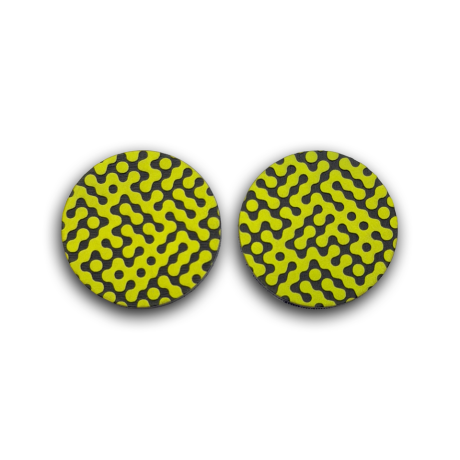 Kõrvarõngad Ring 3cm neoonkollane