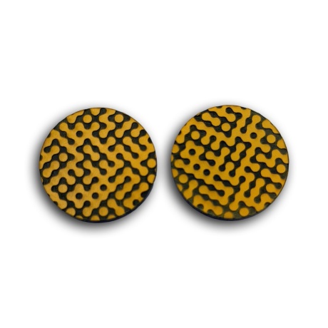 Kõrvarõngad Ring 3cm kollane