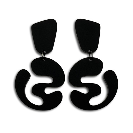 Earrings Hana black