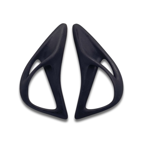 Earrings INTA black 7cm