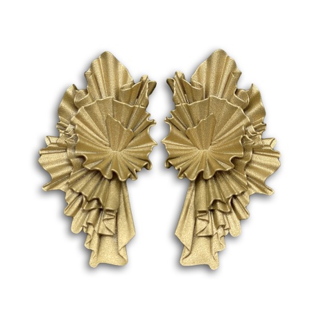 Earrings Matadore 6cm golden