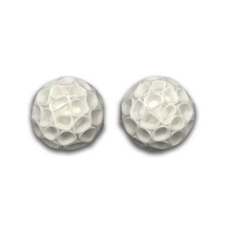 Kürvarõngad MoonFlower 2cm valge