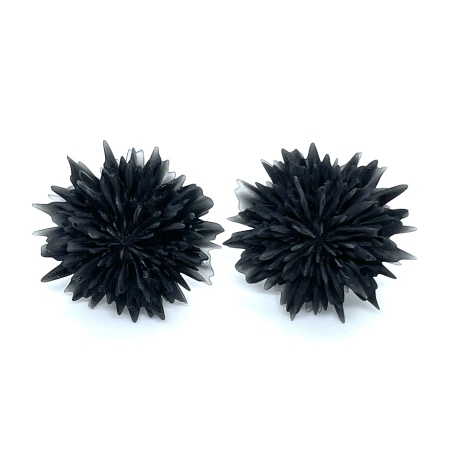 Kõrvarõngad SuperNova 2,5cm must