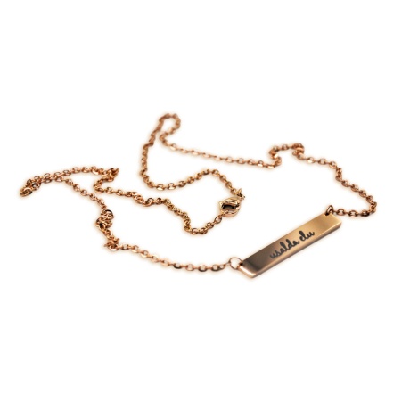 Kaelakee Usalda Elu 45cm rose gold