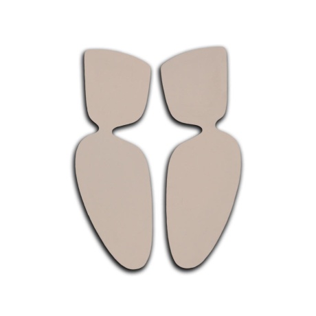 Kõrvarõngad DearDrop 6cm nude