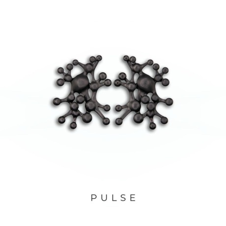 Kõrvarõngad Pulse 4,5cm must