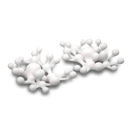 Kõrvarõngad Pulse 3.5cm valge